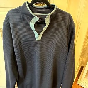 J Crew - Blue 1/4 zip XL